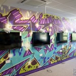 One of the two XBox Kinect rooms.